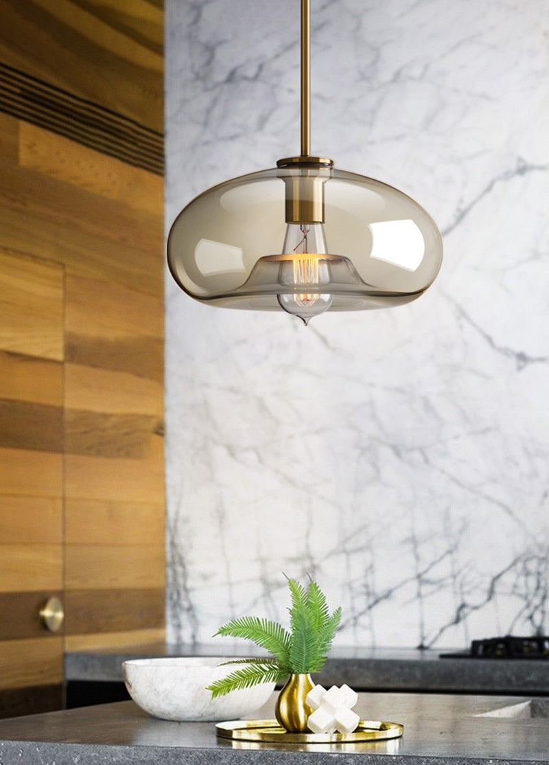 Modern Hänglampa i Glas 5