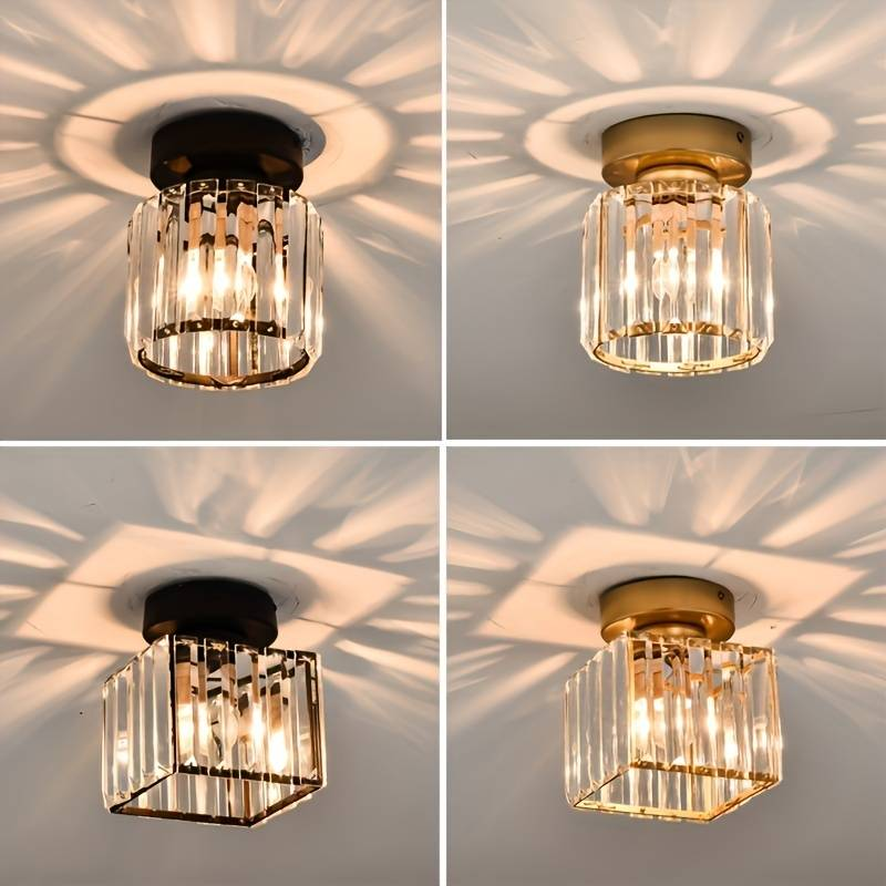 Modern Taklampa med Kristalldesign 0