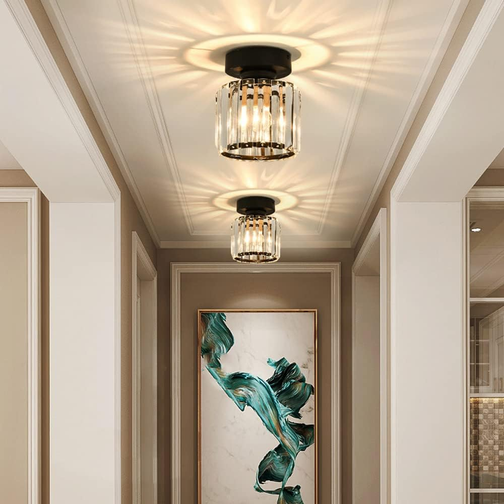 Modern Taklampa med Kristalldesign 7