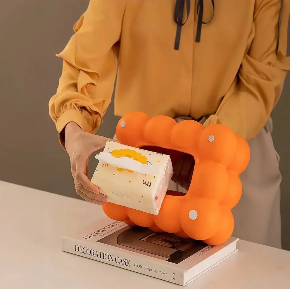 Modern Tissue Box Bubbled Design 3