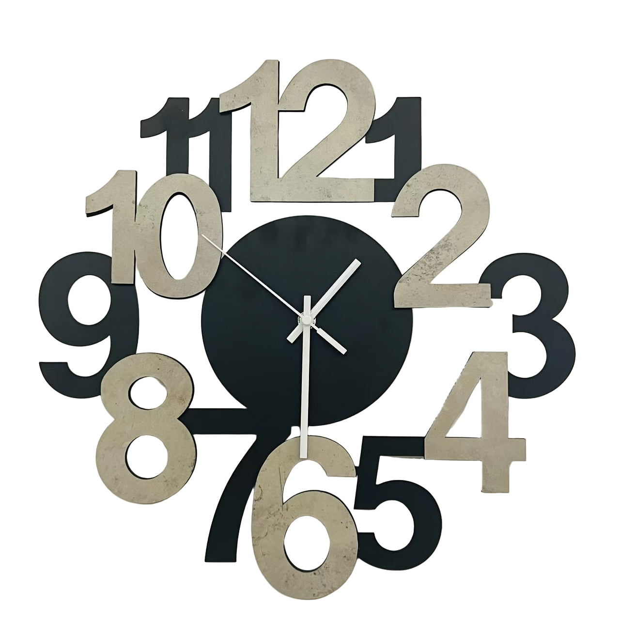 Modern Väggklocka Asymmetrisk Design 0