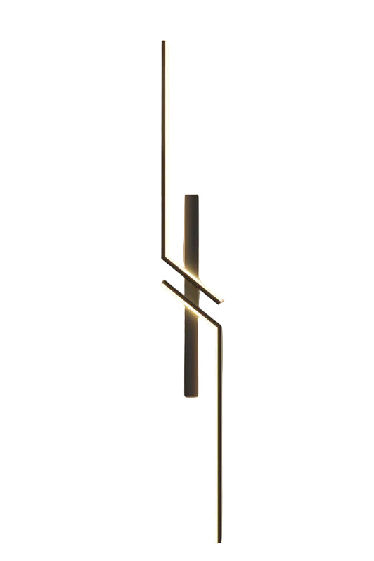 Modern Vägglampa i Svart Design 0