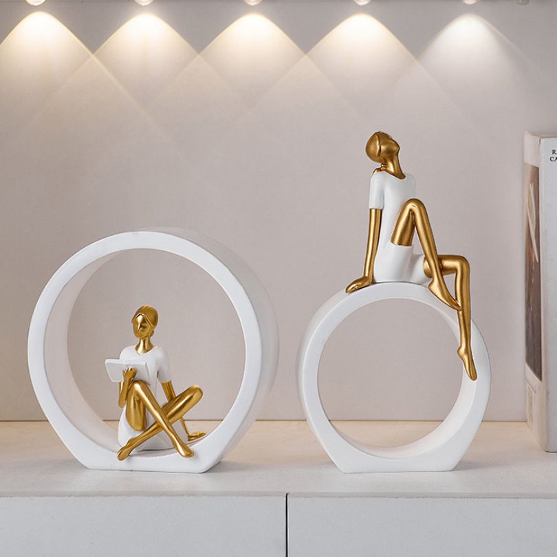 Moderna Abstrakta Prydnad för Skrivbord 1