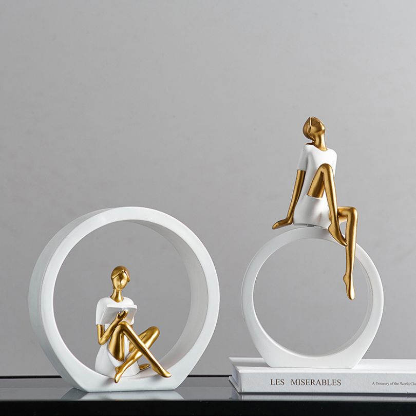 Moderna Abstrakta Prydnad för Skrivbord 3