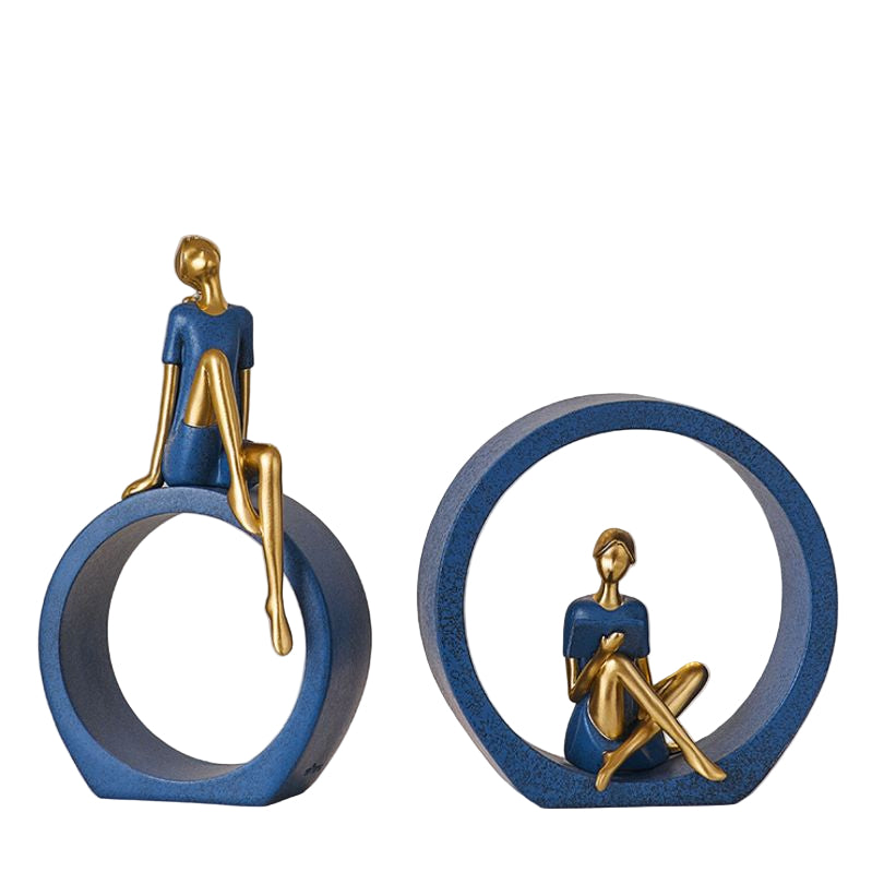 Moderna Abstrakta Prydnad för Skrivbord 4