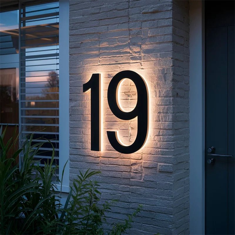 Moderna LED-husnummer för Hemmet 2