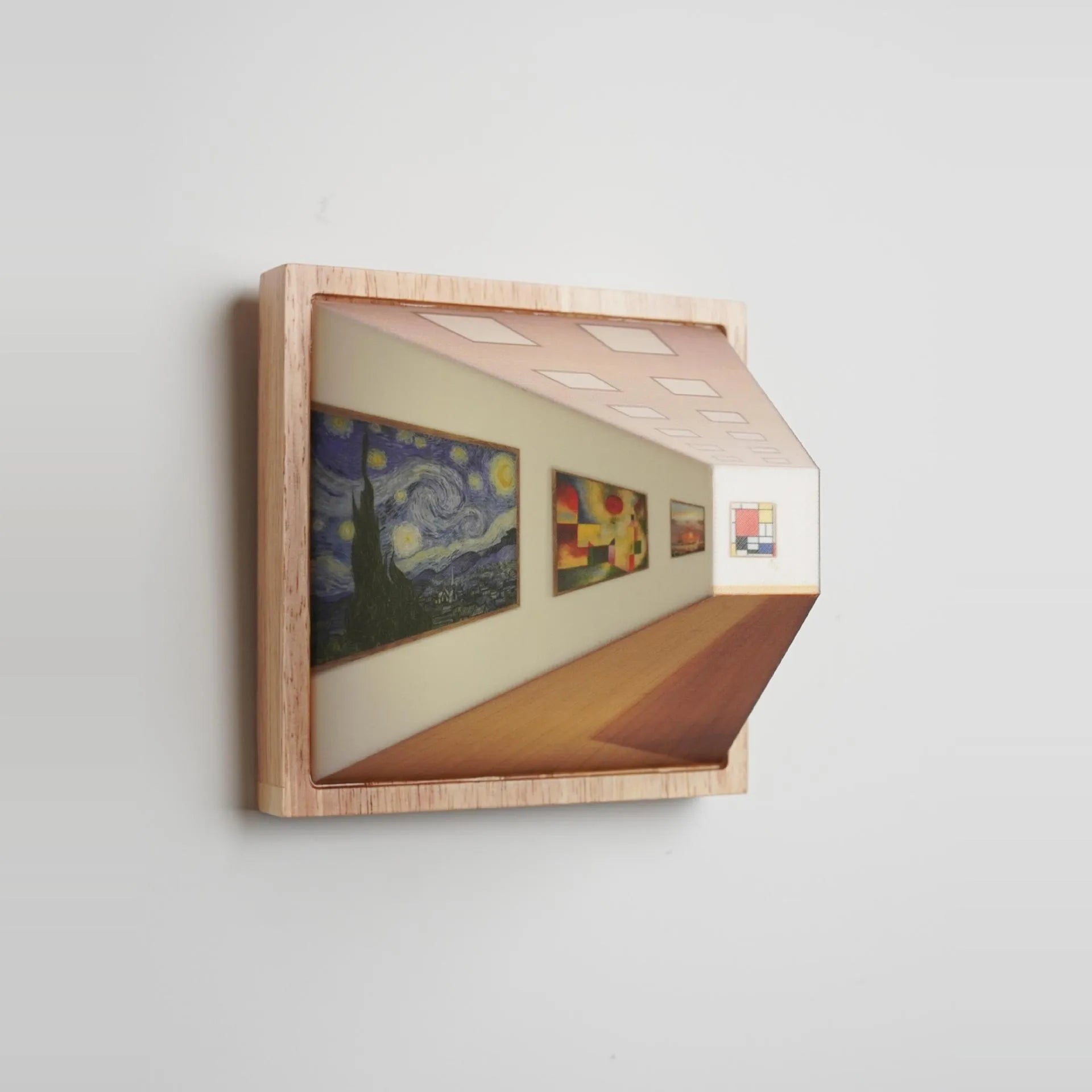 Moderna LED-lampa 3D Väggkonst för Heminredning 1