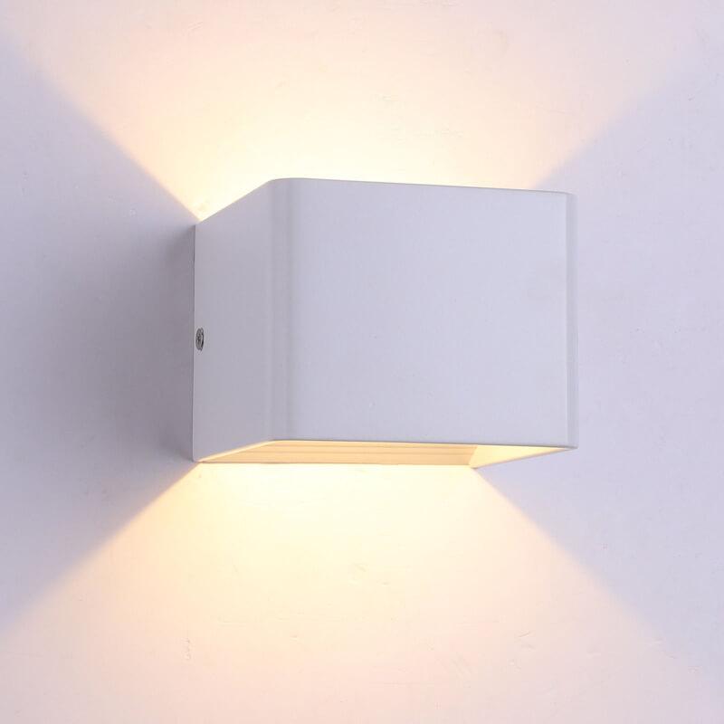 Moderna Mini Vägglampa Fyrkantig 0