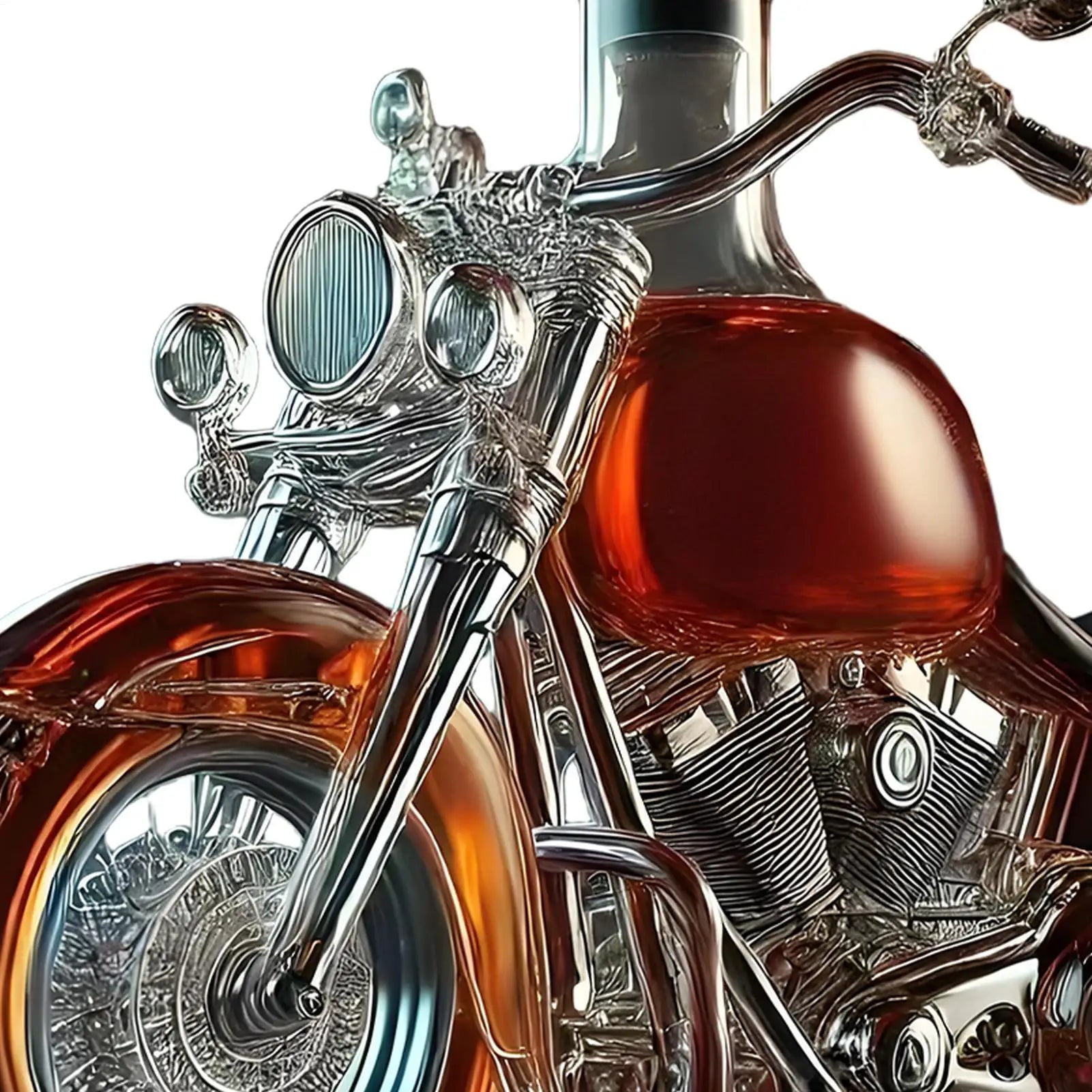 Motorcykelinspirerad Karaff för Whisky och Vin 5