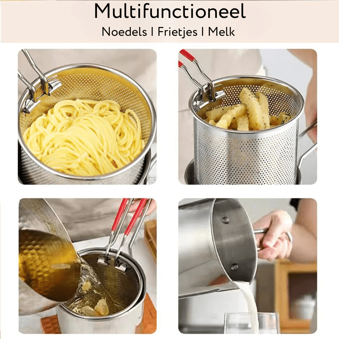 Multifunktionell Fritös i Rostfritt Stål 4