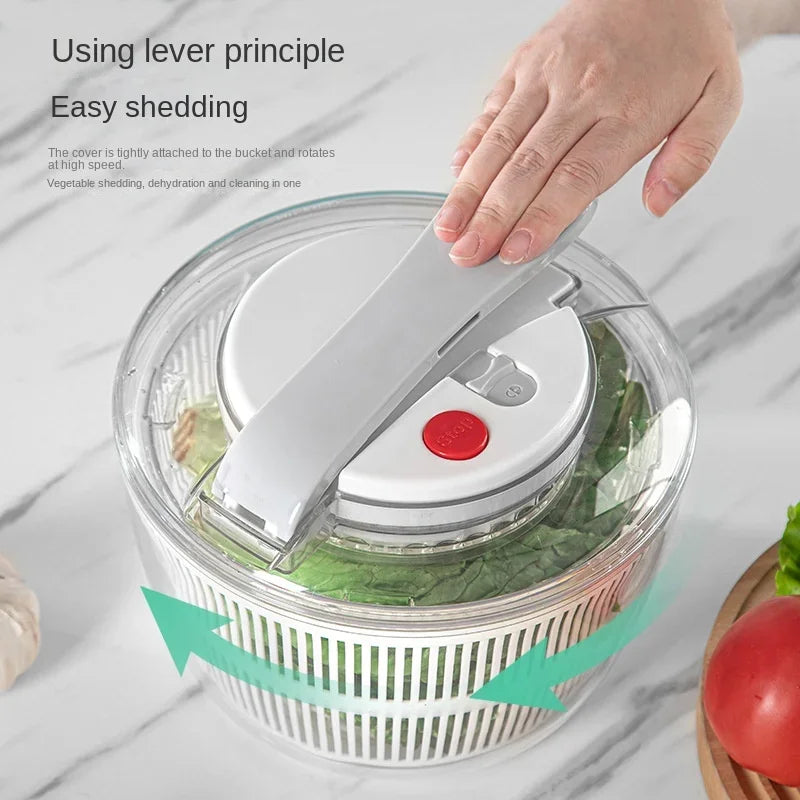 Multifunktionell Grönsakstvätt och Sallad Spinner 1