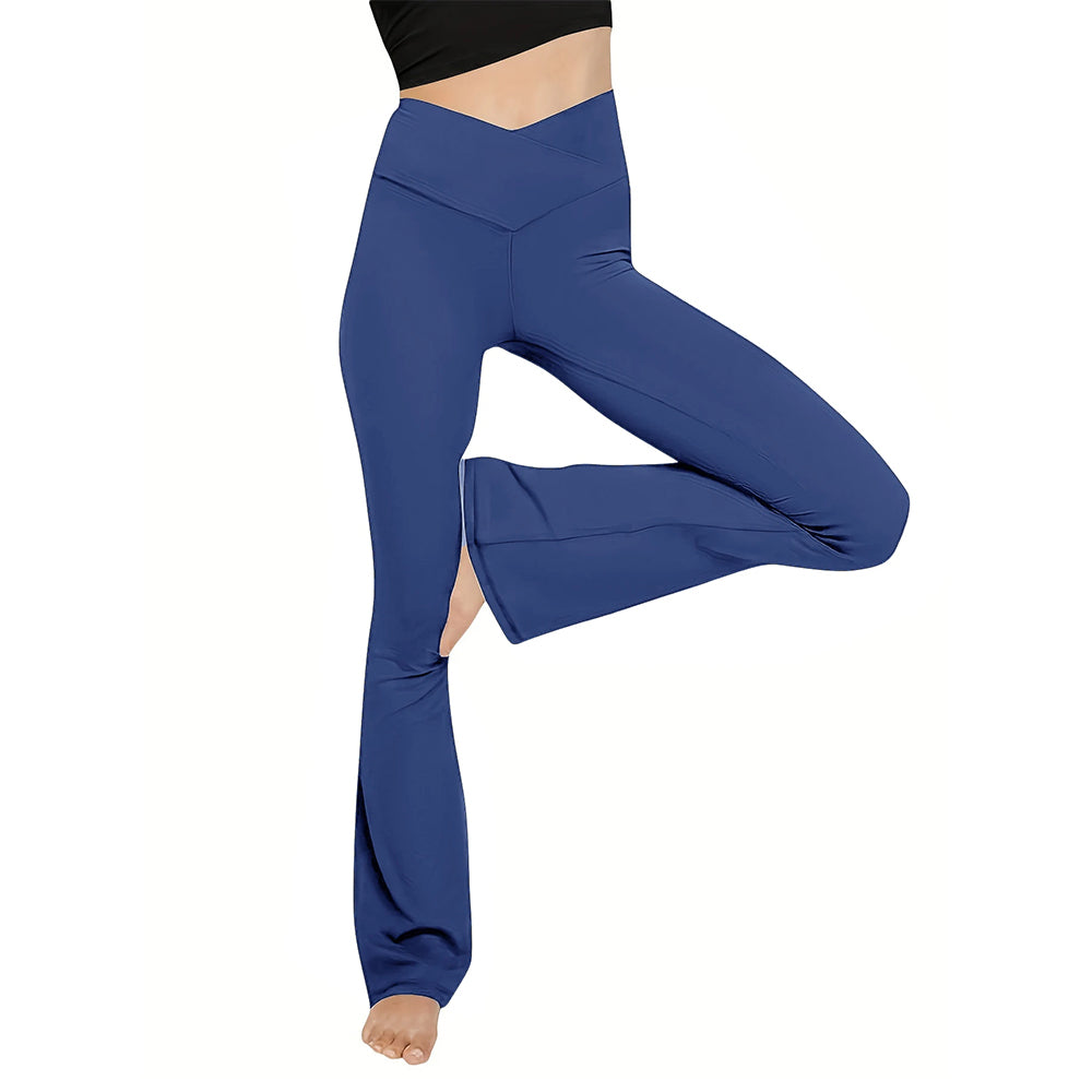 Naisten Bootcut Leggingsit Korkealla Vyötäröllä Tyyliin 1