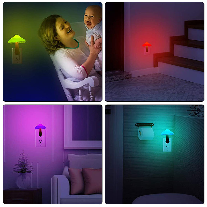 Nattljus Svamp LED för Hemmet 3