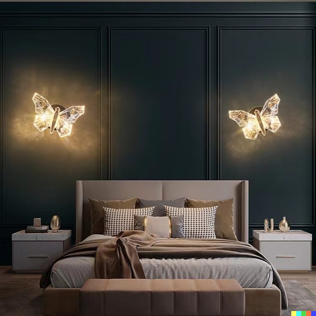 Nordic Butterfly LED Vägglampa för Hemmet 3