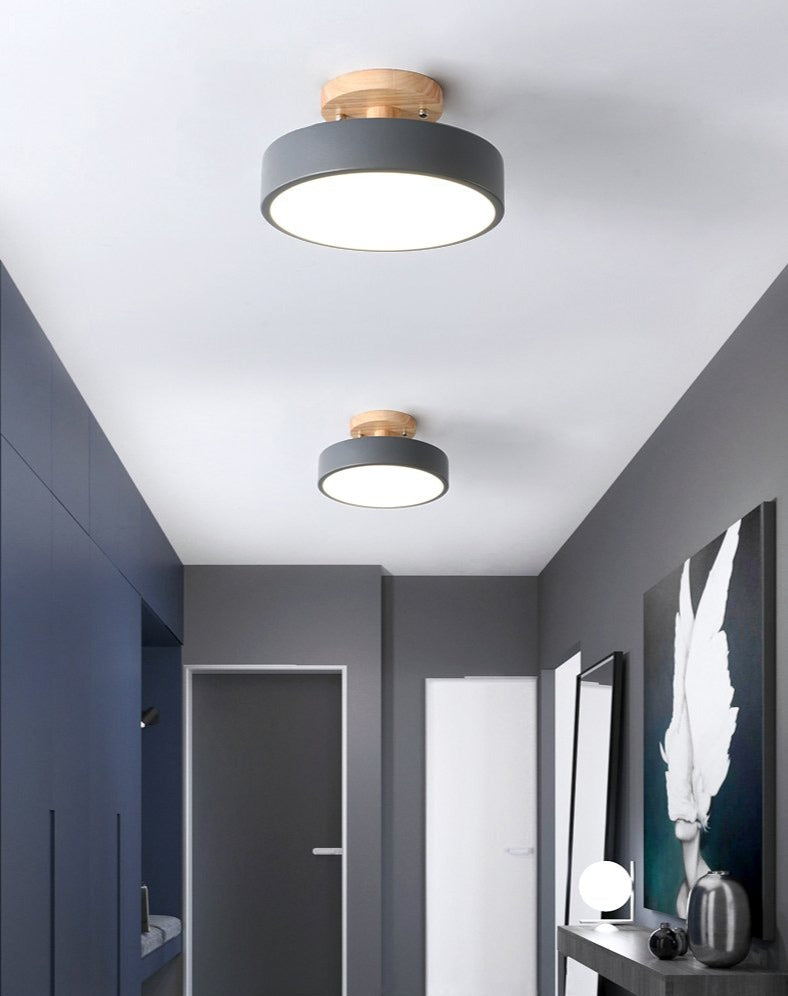 Nordisk LED-taklampa Färgglad Triangel 1