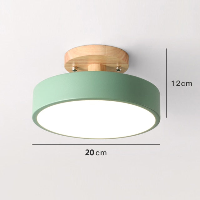 Nordisk LED-taklampa Färgglad Triangel 11