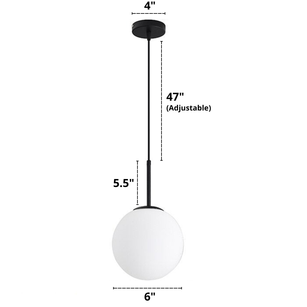Nordisk Pendellampa i Glas 17