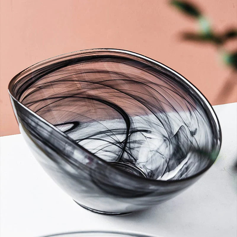 Oregelbunden Salladsskål i Glas 2