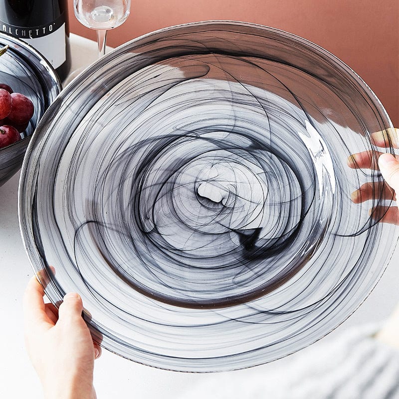 Oregelbunden Salladsskål i Glas 4
