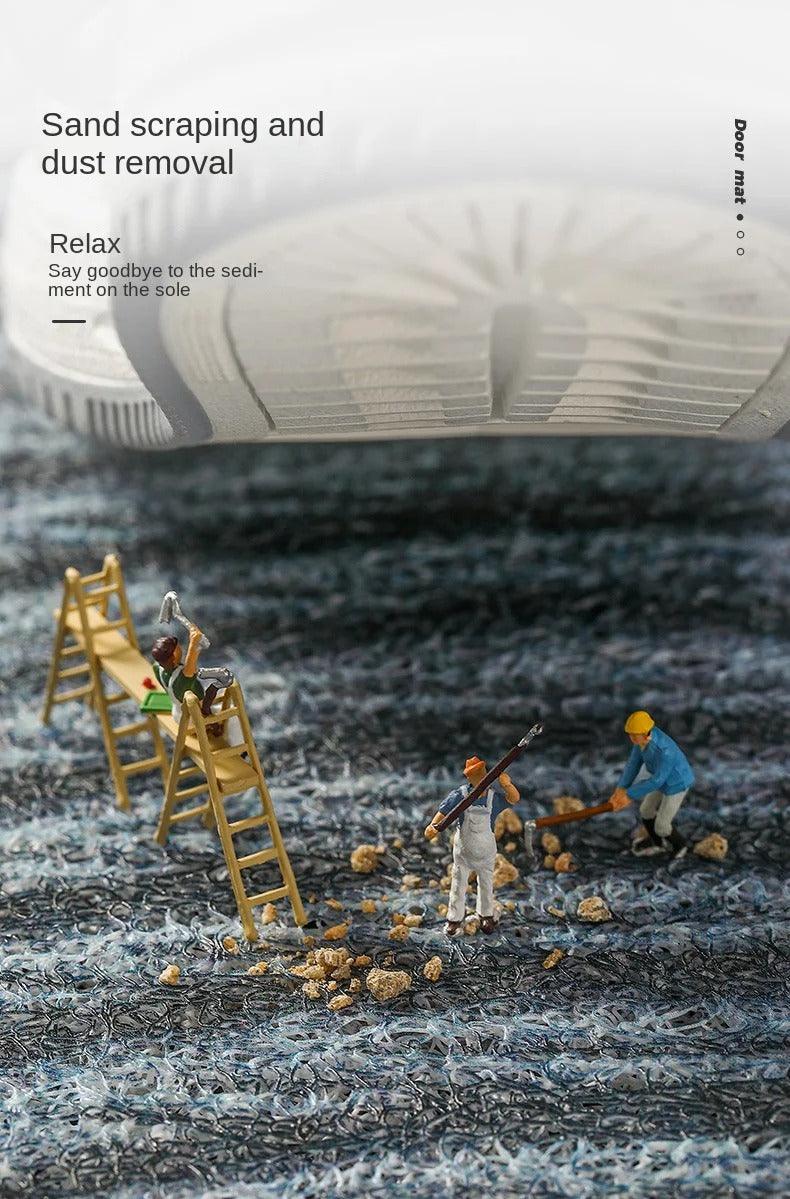 PVC Dörrmatta för Inomhus och Utomhus i Nordisk Stil 7