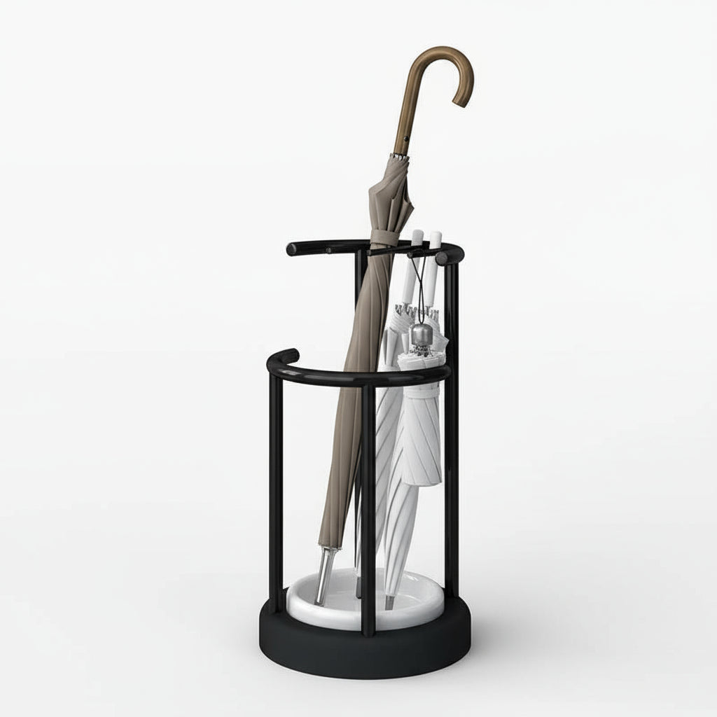 Paraplyhållare Fristående Metallstativ Modern Design 0