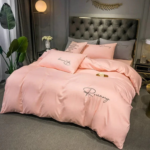 Påslakan med Broderi - Sängkläder för Elegant Sovrum 13