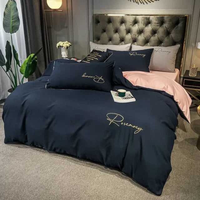 Påslakan med Broderi - Sängkläder för Elegant Sovrum 8