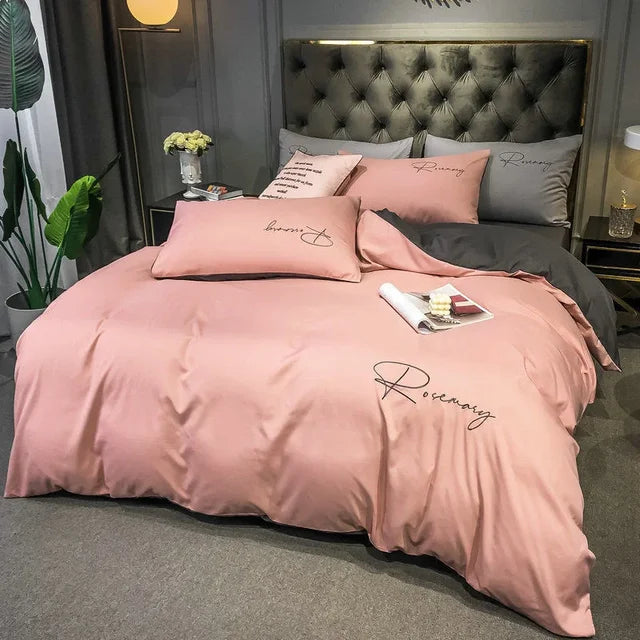Påslakan med Broderi - Sängkläder för Elegant Sovrum 9