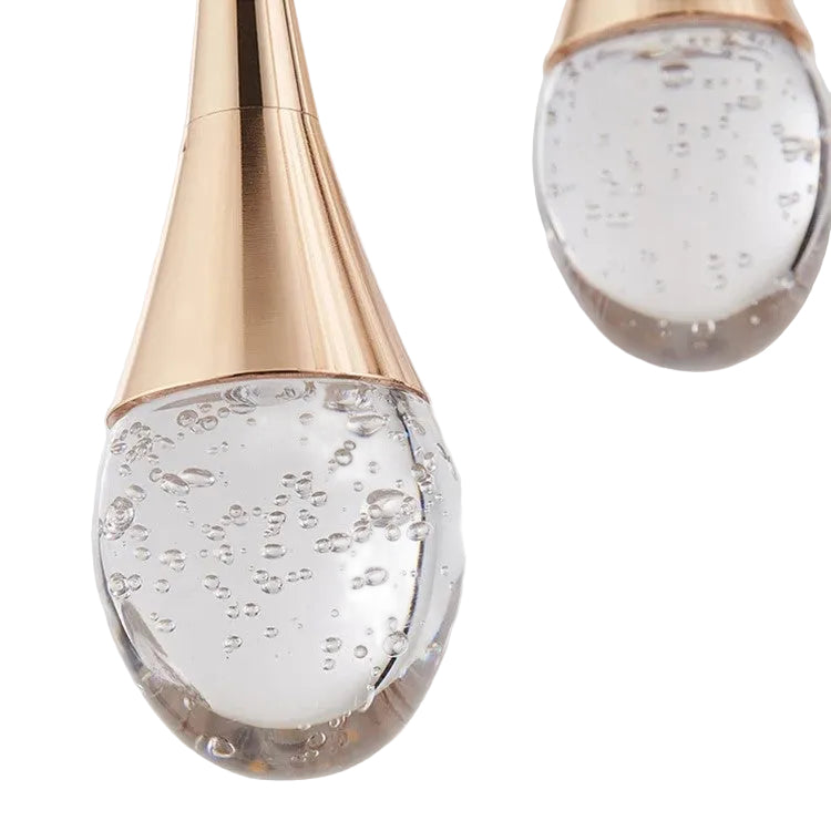 Pendellampa Droppformat Glas för Kök och Vardagsrum 4