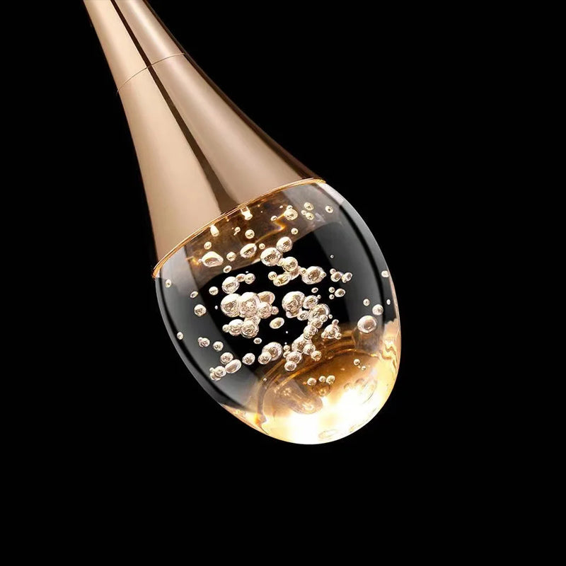 Pendellampa Droppformat Glas för Kök och Vardagsrum 5