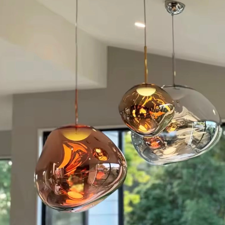 Pendellampa Taklampa Vardagsrum Skandinavisk Design Glas 2
