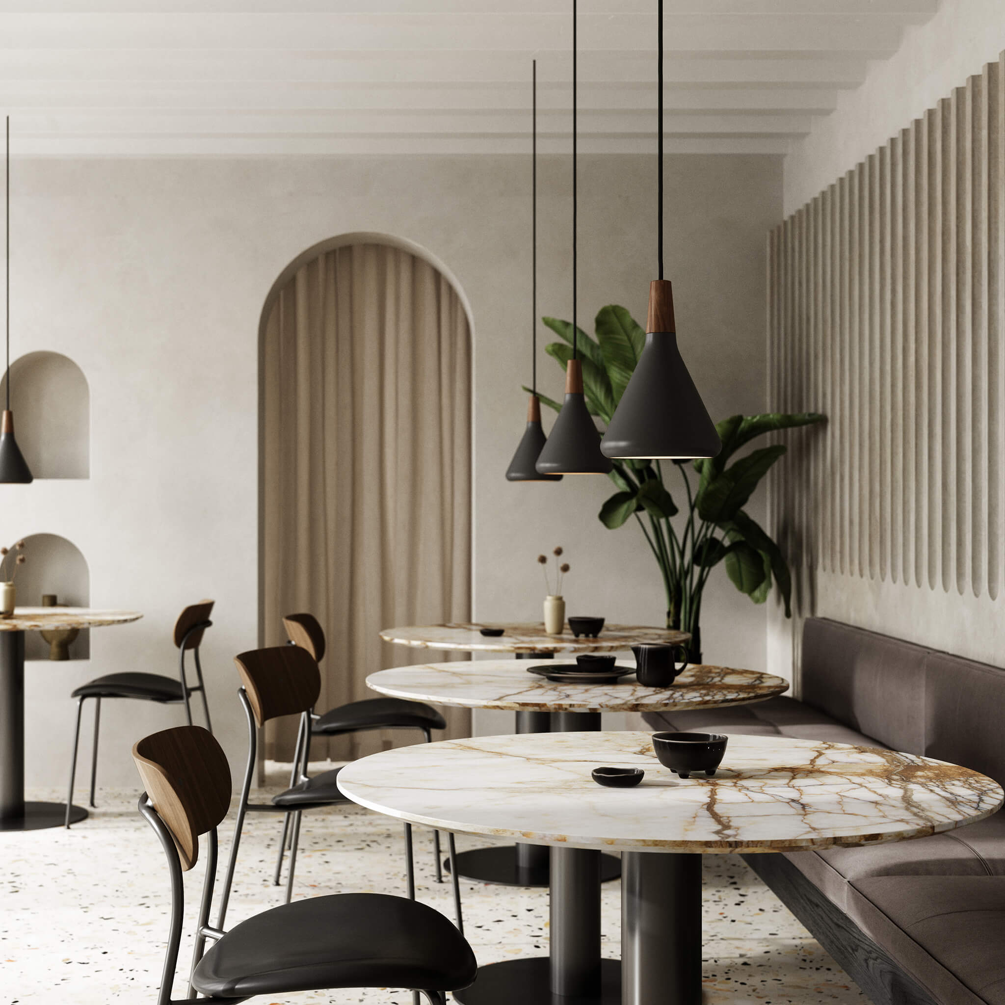 Pendellampa i Modern Konisk Design 3