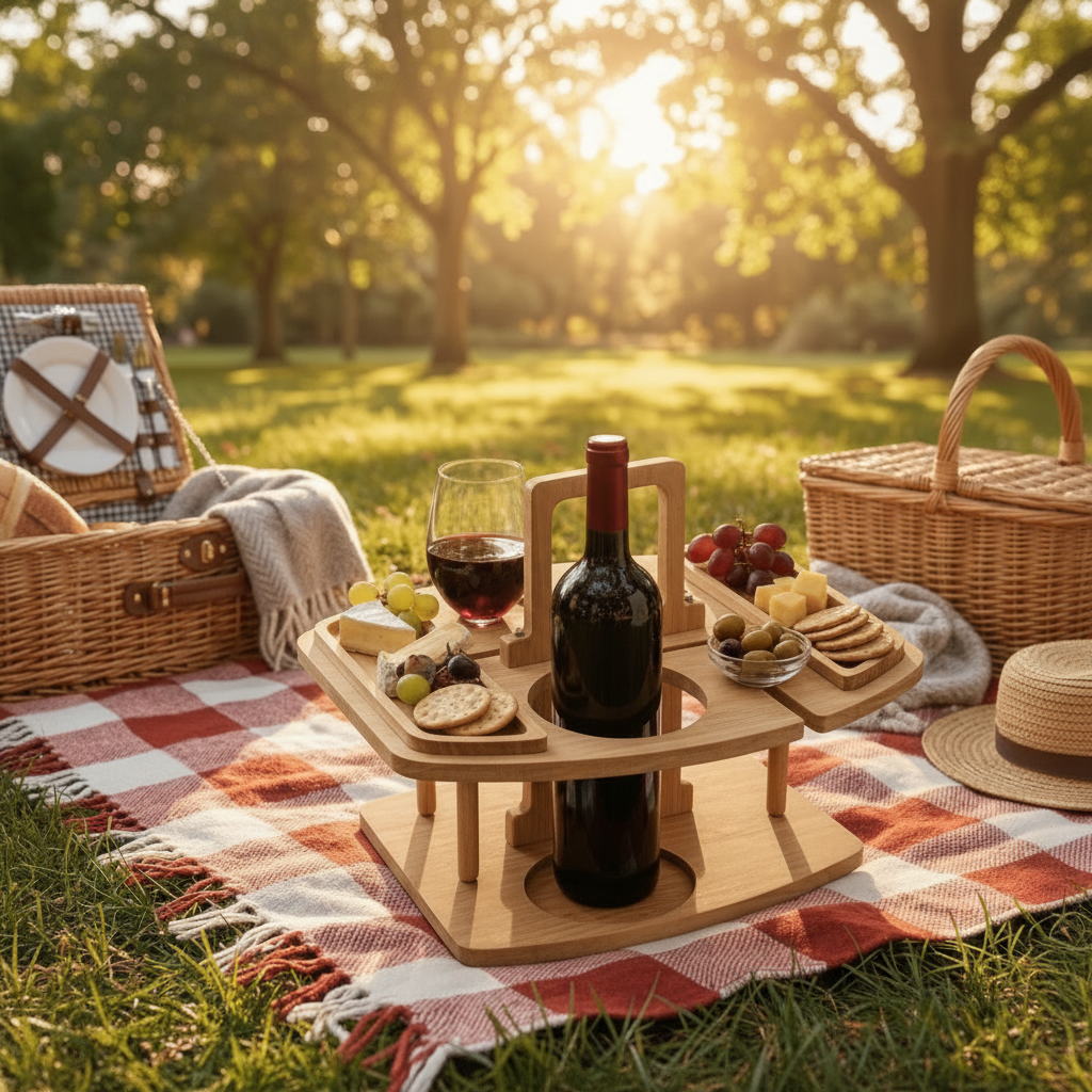 Picknickbord i Trä för Utomhusbruk 2