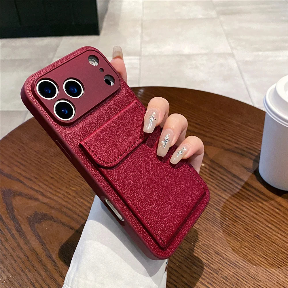 Plånboksfodral för iPhone med kortfack 10