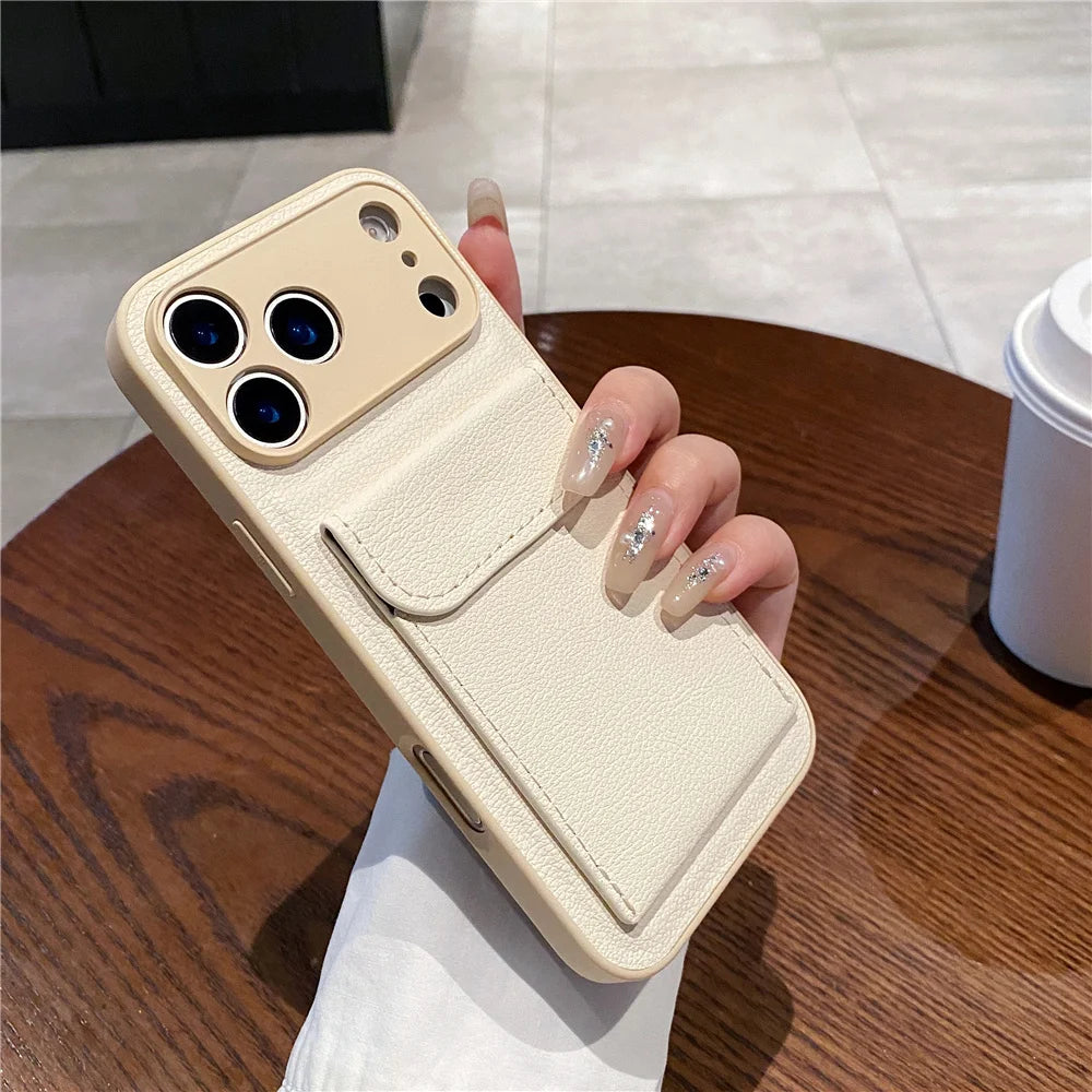 Plånboksfodral för iPhone med kortfack 6