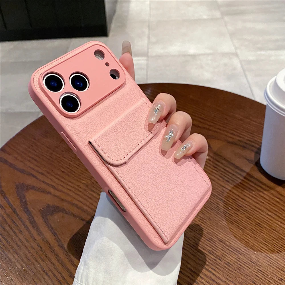 Plånboksfodral för iPhone med kortfack 9