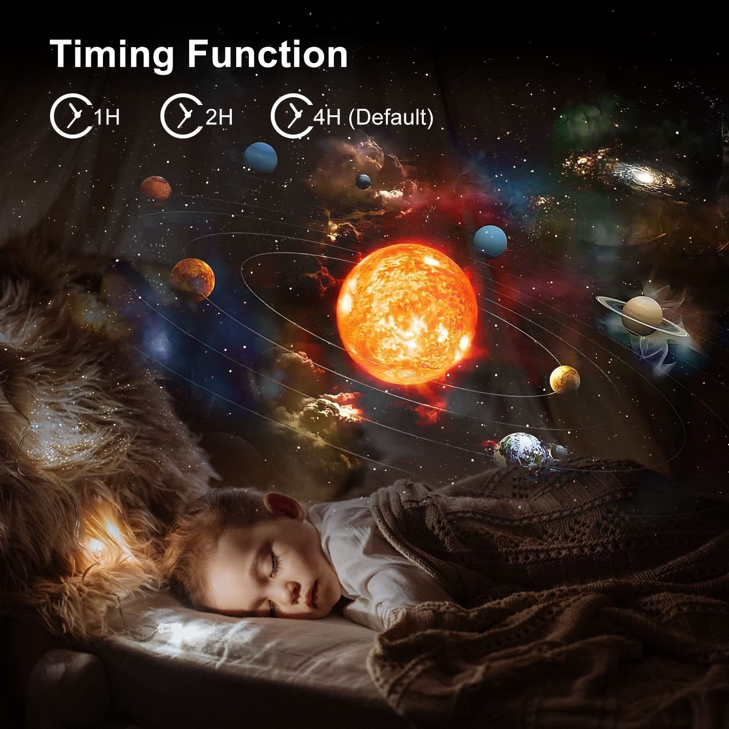 Planetarium-projektor för Hemmet 360° Roterbar 2