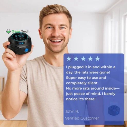Plug-In Ultrasonic Råttavvisande Enhet för Inomhus- och Utomhusbruk 3