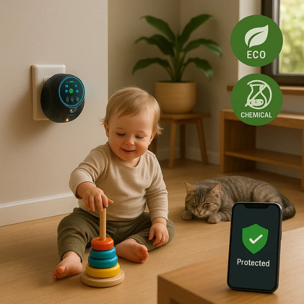 Plug-In Ultrasonic Råttavvisande Enhet för Inomhus- och Utomhusbruk 5