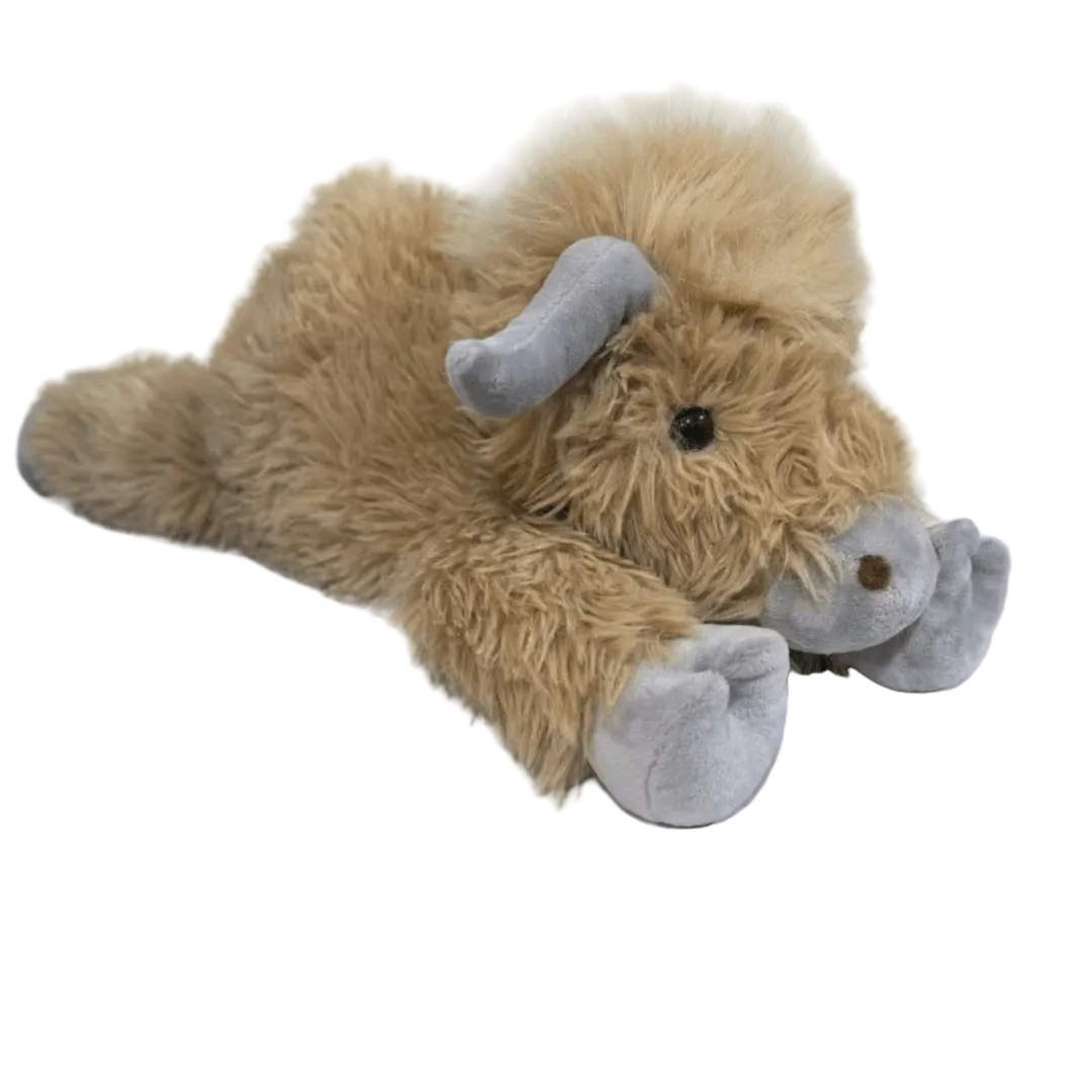 Plyschleksak Highland Cattle Charmig Mjuk Djurkompis 5
