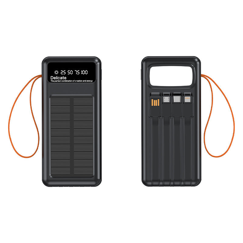 Portabel Powerbank med Solenergi och Flera USB-portar 1