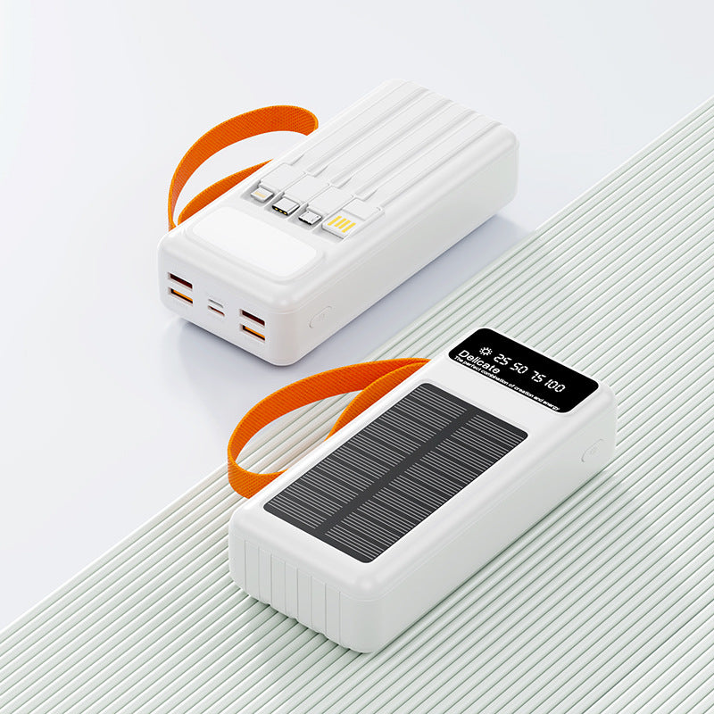 Portabel Powerbank med Solenergi och Flera USB-portar 2