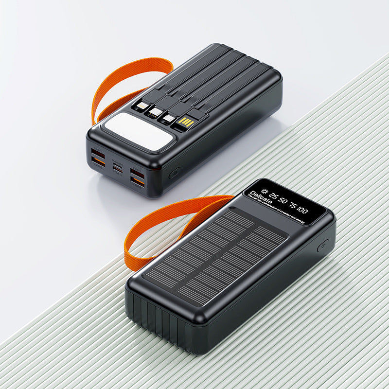 Portabel Powerbank med Solenergi och Flera USB-portar 3