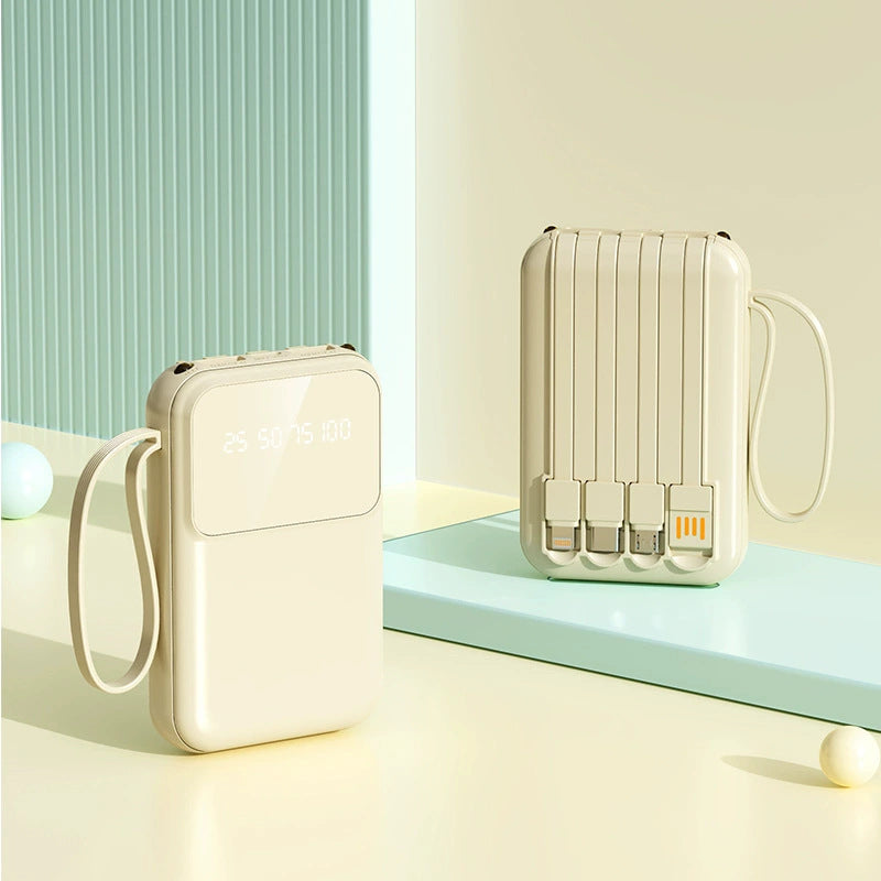 Powerbank 20000mAh Med Digital Display och Flera Anslutningar 4