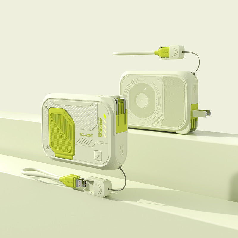 Powerbank 20000mAh med Snabbladdning och Integrerad Kabel 3