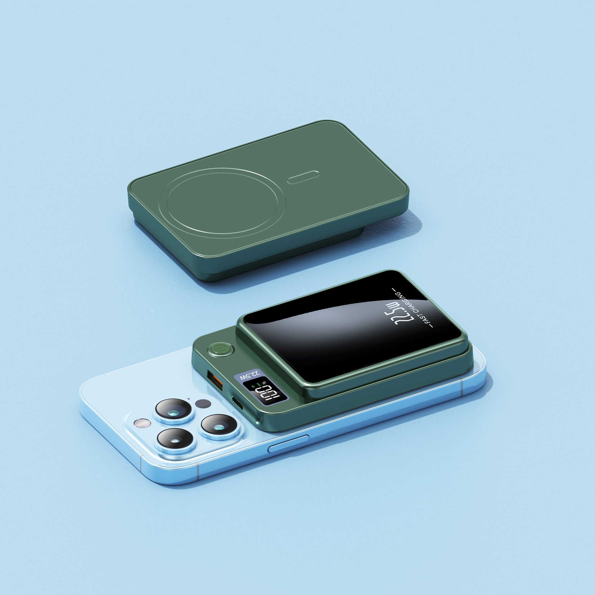Powerbank 20000mAh med Snabbladdning och LED-Display för Bärbar Användning 0
