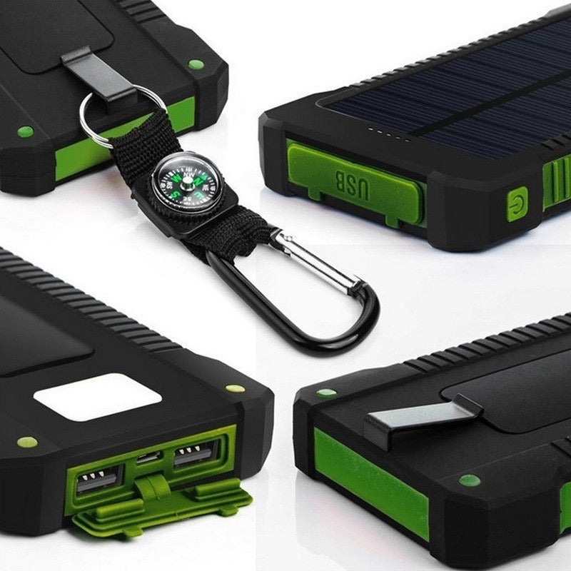 Powerbank för utomhusbruk med solenergiladdning och robust design 2