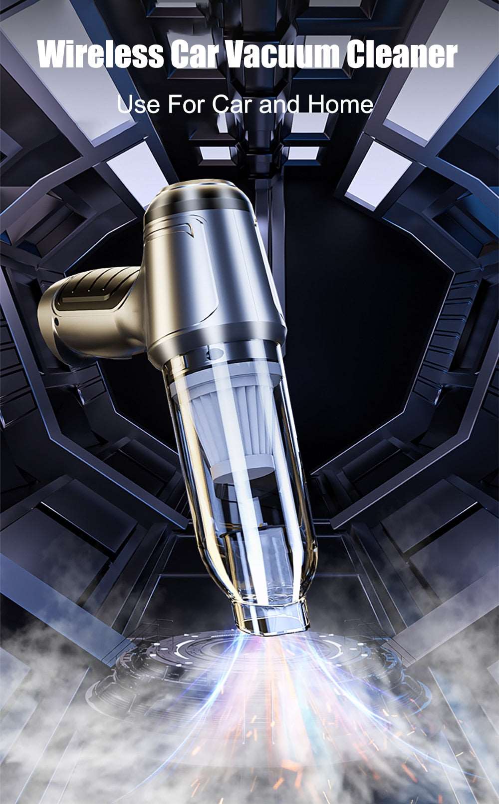 Professionell Bildammsugare Med Kraftfull Sugkraft och Ergonomisk Design 8