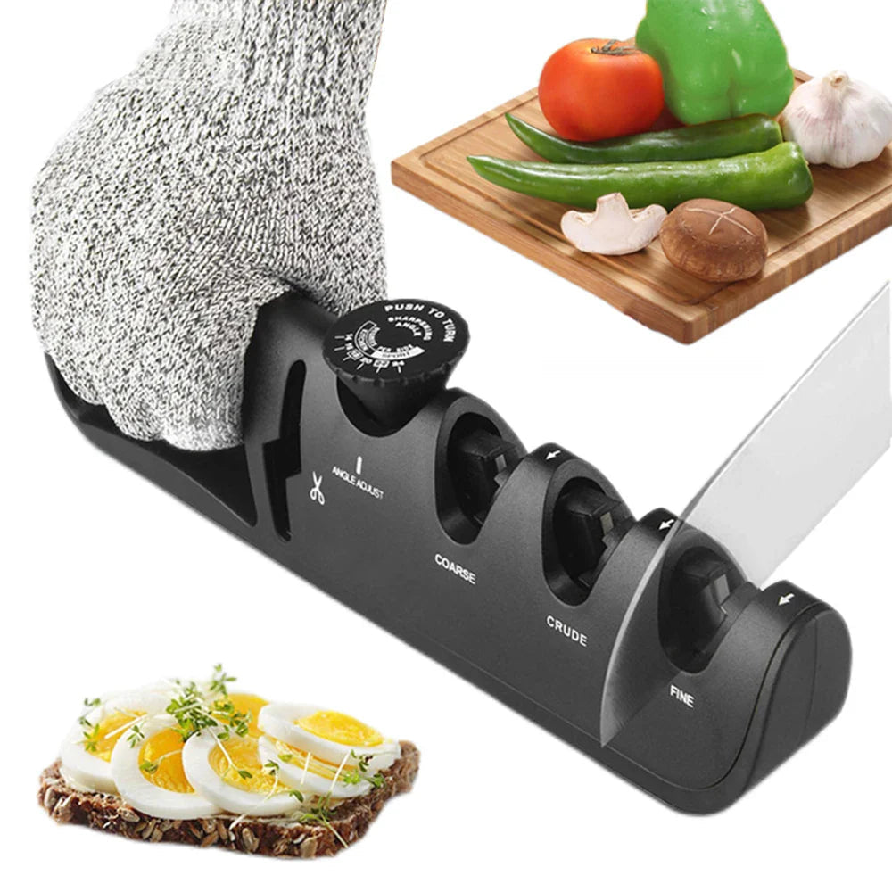 Professionell Knivslip Multifunktionell 4-i-1 Med Justerbar Slipvinkel 5