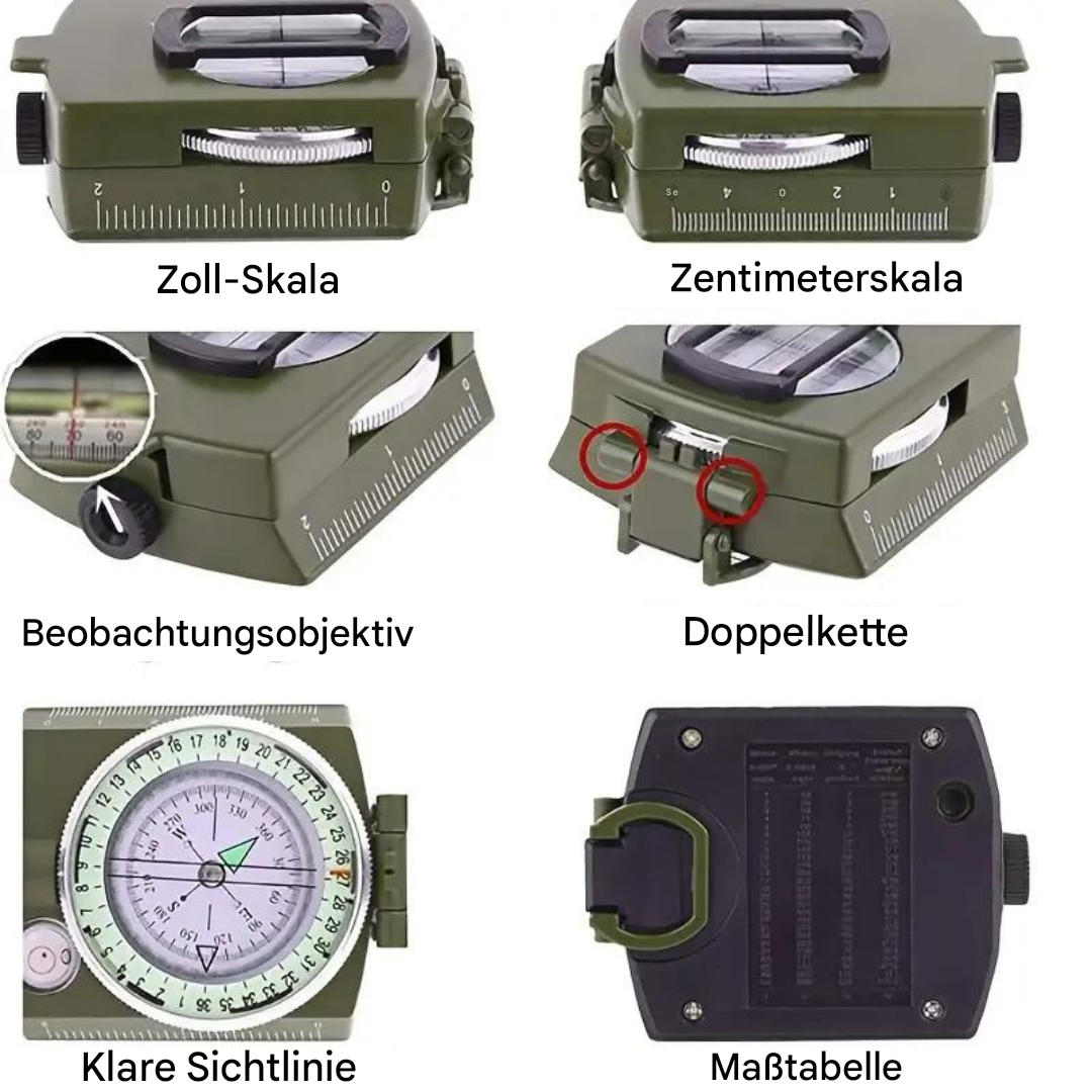 Professionell Kompass för Utomhusäventyr och Camping 4